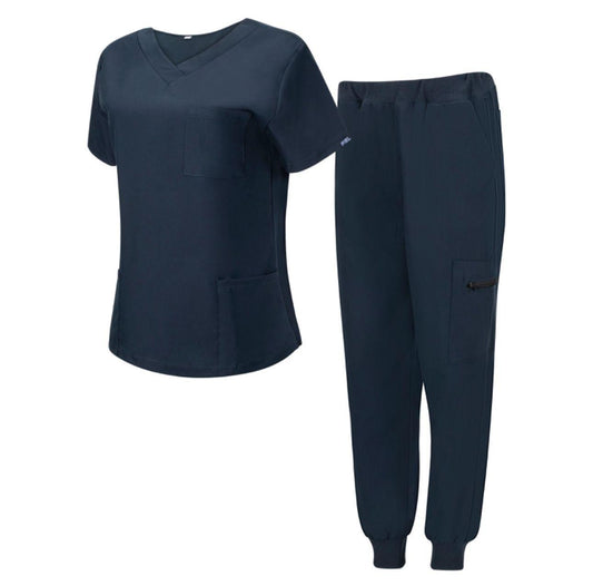 Women’s Signature Scrub Set – Navy Blue L